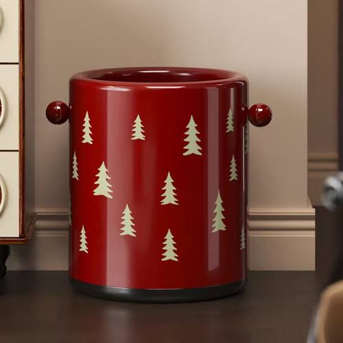 2025新款中古风创意复古垃圾桶客厅家用卧室宿舍卫生间厨房办公室