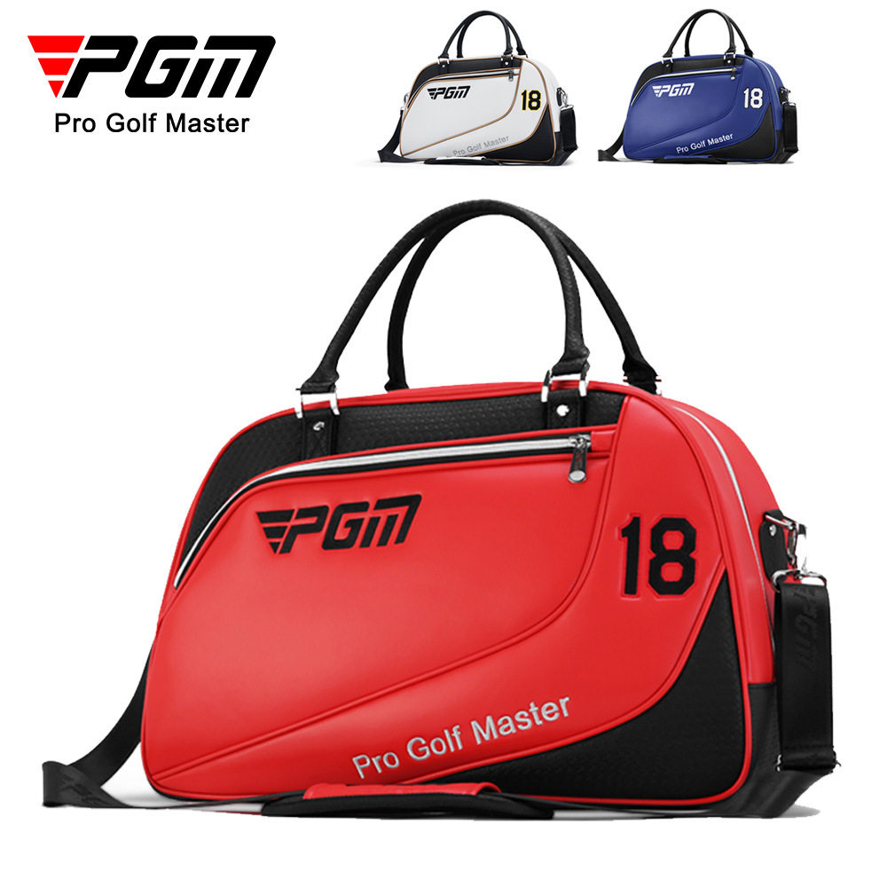 PGM男士超纤皮防水高尔夫衣物包+