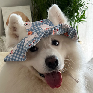 2026夏季宠物狗狗防晒遮阳帽户外遛狗旅行露营适用中大型犬可戴金