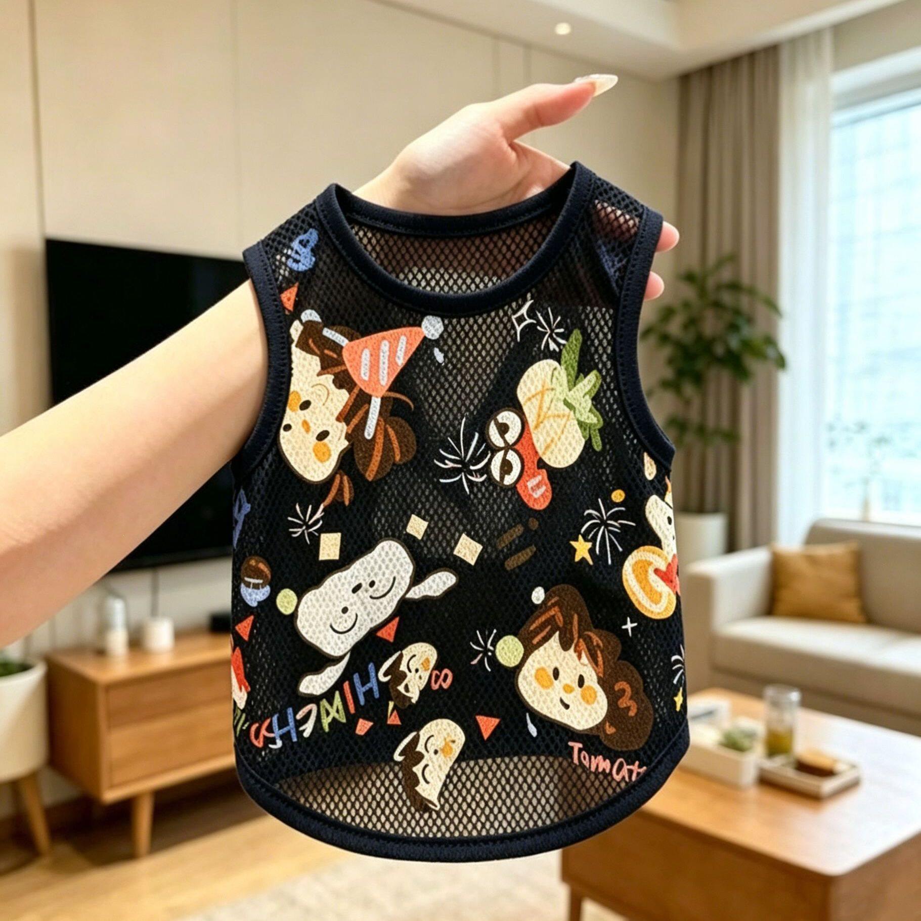 狗猫春夏网眼透气美伢背心