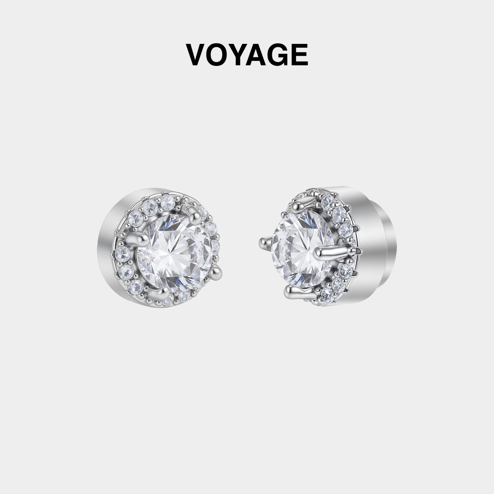 几何圆形磁吸耳夹男款璀璨锆石无耳洞耳钉耳蜗钉耳环秋冬耳饰女款,饰品/流行首饰/时尚饰品新,耳钉,淘宝优惠券,粉丝福利购,淘宝优惠卷