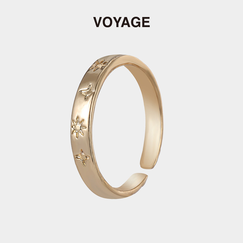 金色太阳花开口可调节戒指女小众设计手饰轻奢高级感复古食指指环,饰品/流行首饰/时尚饰品新,戒指/指环,淘宝优惠券,粉丝福利购,淘宝优惠卷