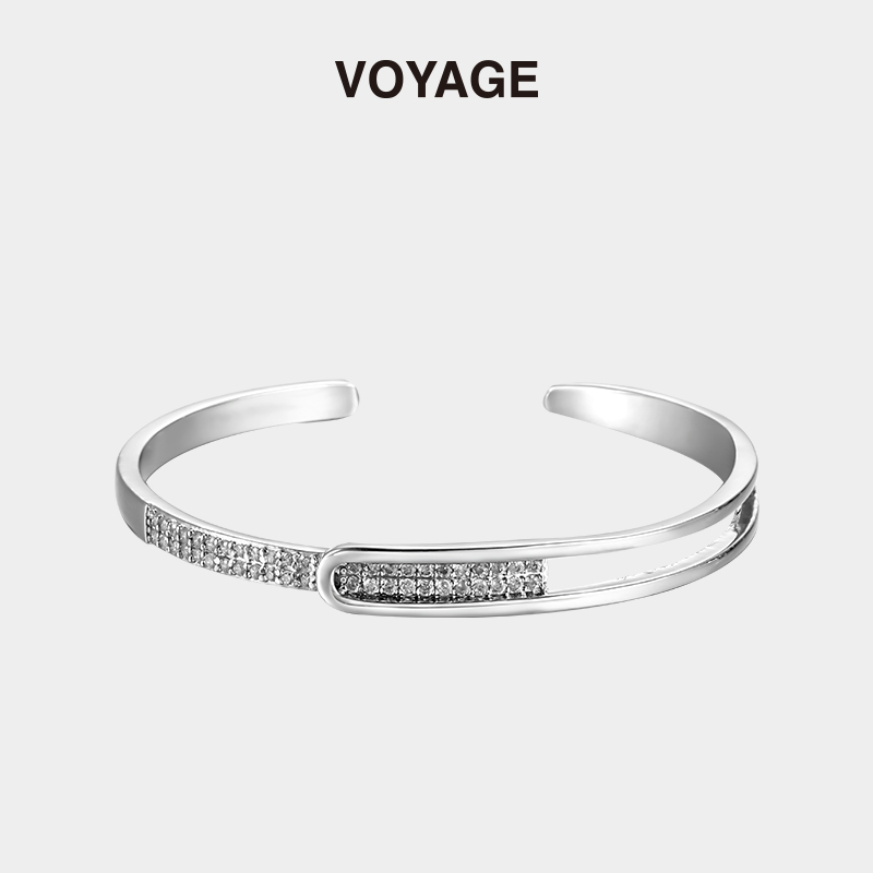VOYAGE满天星素圈手镯气质小众