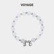 VOYAGE猫眼石串珠铃铛手链女款 学生精致手镯轻奢小众简约女生手串