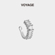 VOYAGE高级感水钻无耳洞耳骨夹女小众设计冷淡风法式 耳夹气质耳饰