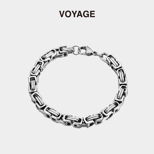 VOYAGE高启强同款钛钢古巴手链