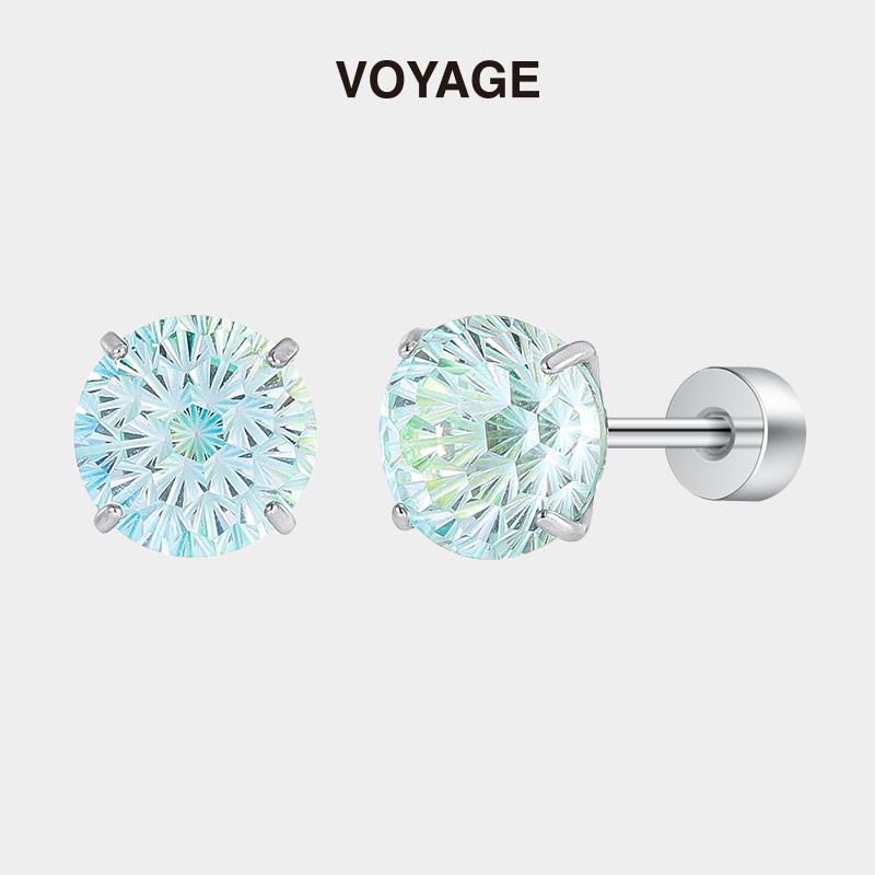 sparklestudio钛合金烟花切耳钉