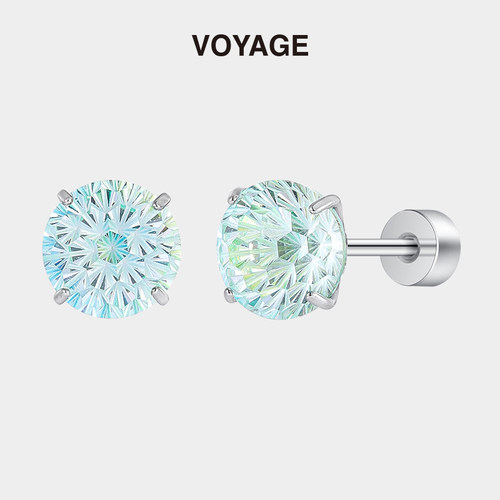 sparklestudio钛合金烟花切耳钉