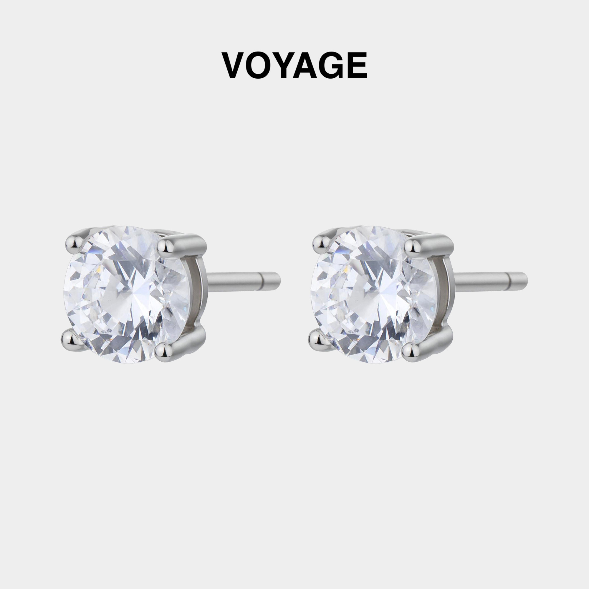 S925纯银耳钉女款养耳洞耳骨钉男