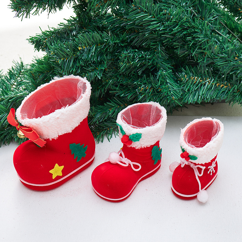 圣诞装饰品糖果靴子节日儿童礼物