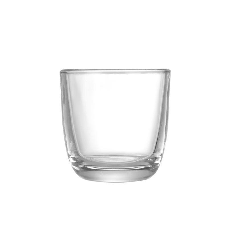 韩国真露威士忌清酒白酒韩餐厅真露圆弧透明一口烧酒杯玻璃杯50ml