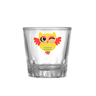 韩国真露ins迷你超小清新威士忌日式高颜值一口玻璃小烧酒杯1只装