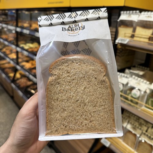 奥乐齐ALDI 高纤全麦吐司面包 250g 5天保质期 超市零食代购