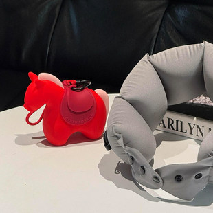 小马u型枕2026新款马年本命年旅行枕可携式长途高铁出行护颈椎枕