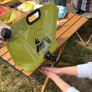户外储水袋春游便携食品级加厚大容量可折叠野餐洗手洗水果神器