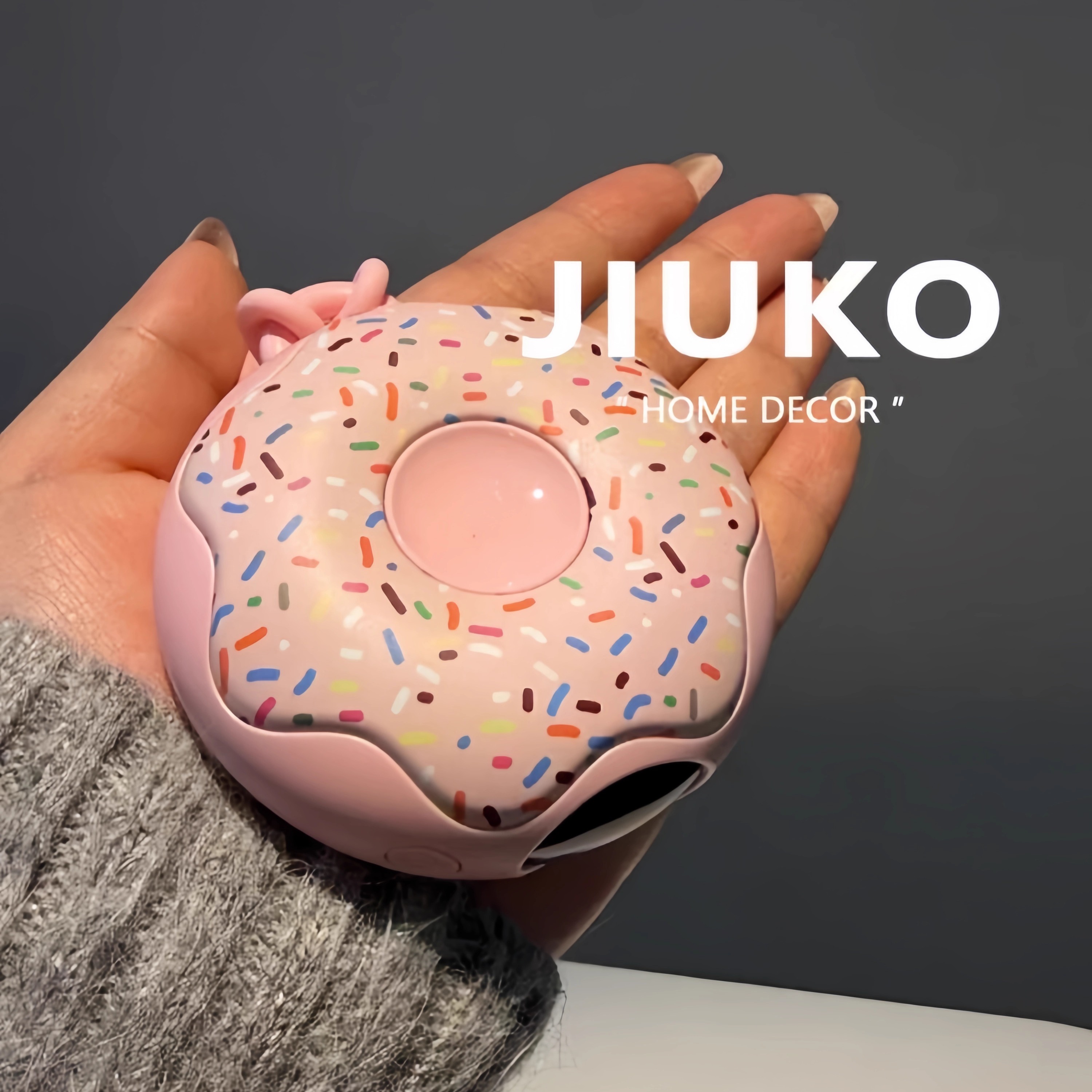 甜甜圈暖手宝双面发热手握式暖宝