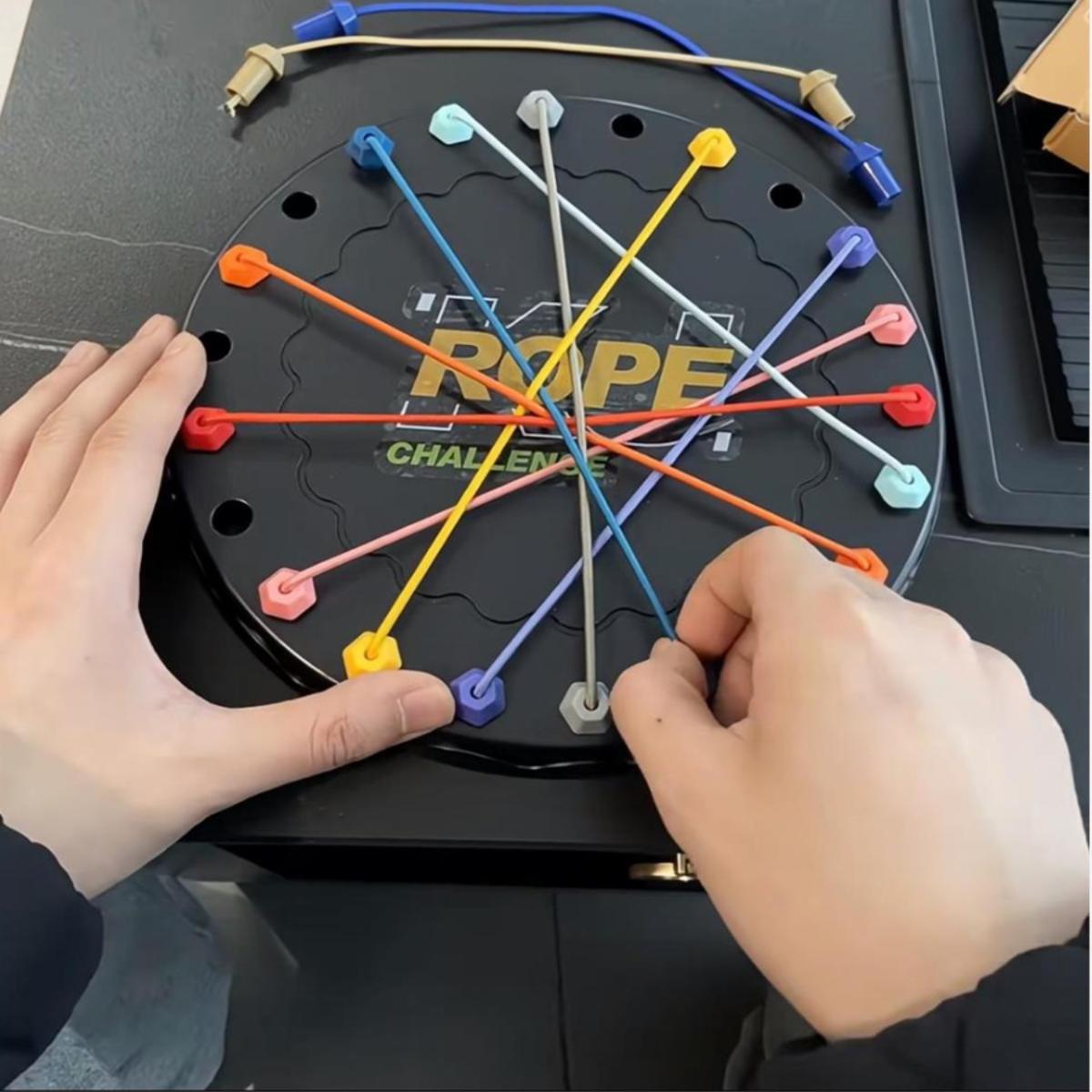 让孩子远离手机解绳大挑战朋友聚会派对气氛游戏道具幼儿逻辑训练