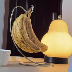 香蕉挂架ins风家用客厅茶几高级感水果篮桌面不锈钢防腐烂挂钩