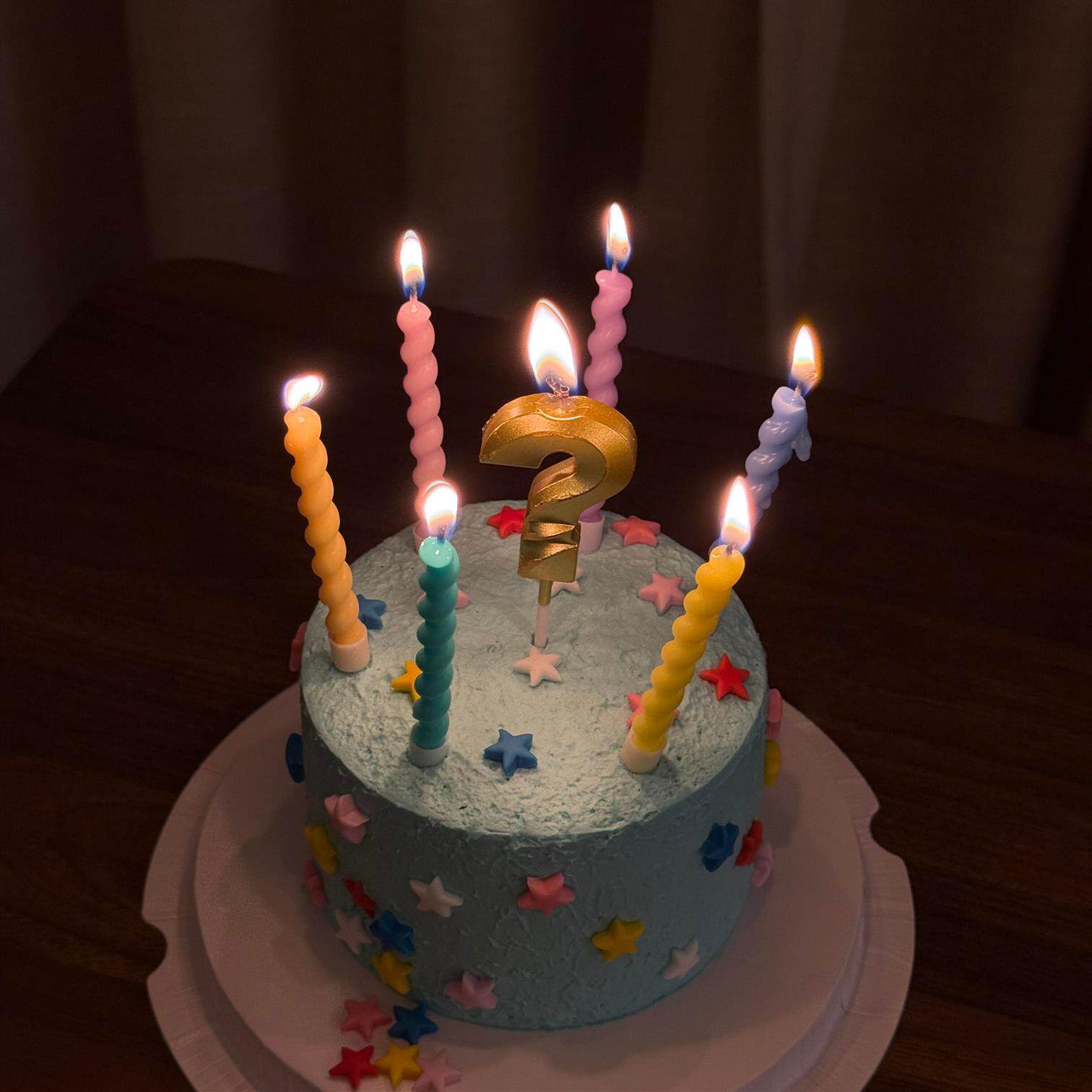 【等待?岁的我】问号蜡烛生日蛋糕插件蜡烛装饰纪念日彩色庆祝礼