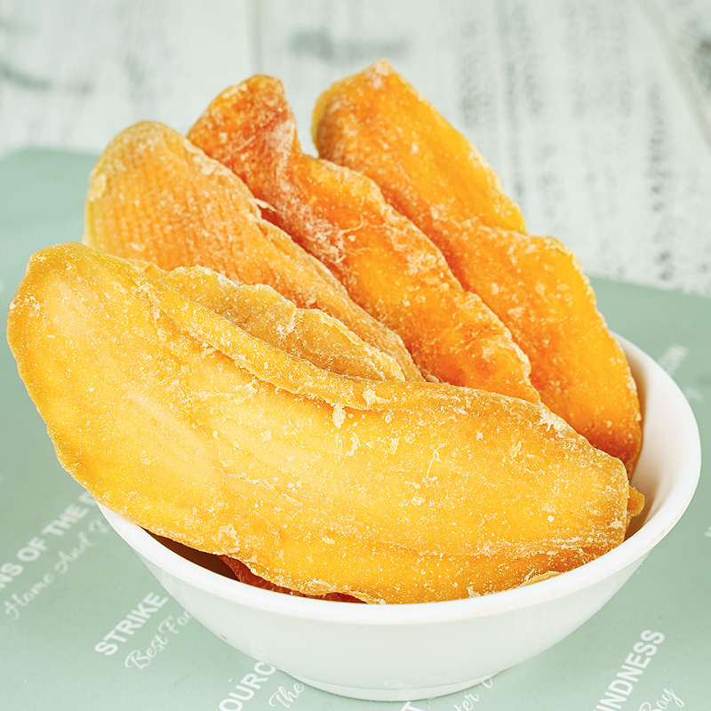 雁北农夫500克芒果干蜜饯果脯公室零食小吃食品散装特产
