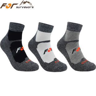 for牌户外徒步登山运动袜子夏季 春秋中筒袜吸汗透气跑步健身袜子