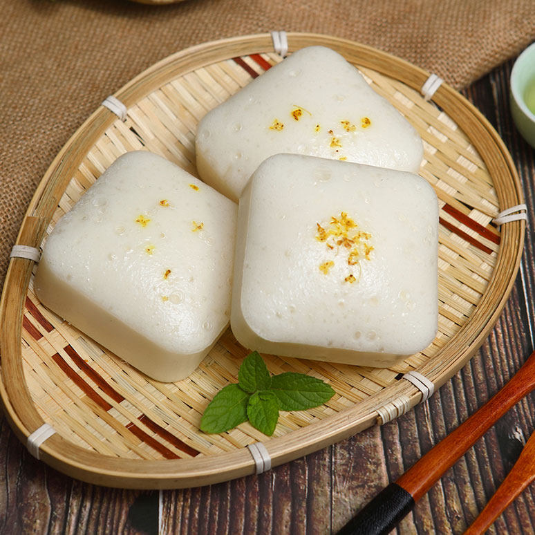 安庆散装白糖桂花糕小方糕传统糕点速食早餐香软糯