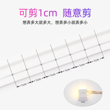 led硅胶随意剪招牌装饰发光字任意剪12v柔性冷光灯条霓虹软管灯带