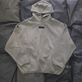 ESSENTIALS立体胶标字母连帽卫衣宽松潮牌帽衫 现货SS24 FOG 男女