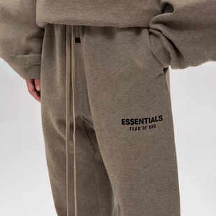 宽松加绒休闲卫裤 现货FOG Core抽绳束脚长裤 Holiday ESSENTIALS
