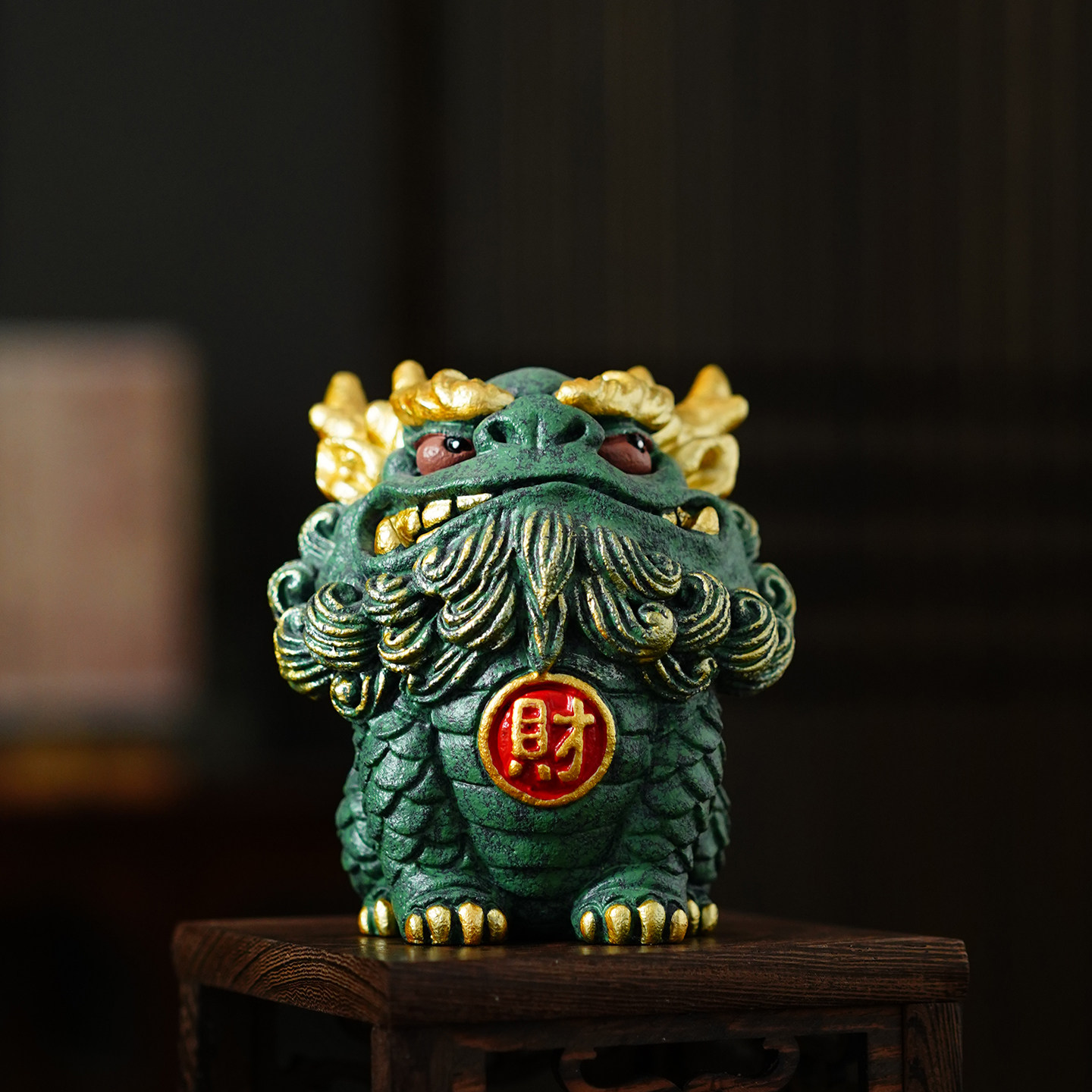 中式国潮招财麒麟摆件桌面装饰品茶室香插茶宠办公室伴手礼礼物,家居饰品,桌面摆件,淘宝优惠券,粉丝福利购,淘宝优惠卷