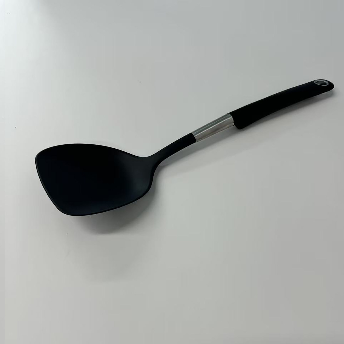 不粘锅炒菜黑色哈特锅铲家用橡胶手柄搅拌勺防滑耐高温炒菜勺子