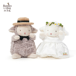 海湾兔情侣小羊公仔情人节礼物送女友玩偶压床娃娃一对bunnies