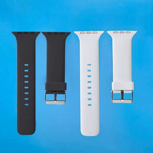 38/42/49mm表盘通用苹果铁扣硅胶表带适配iwatch华强北及儿童手表