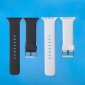 49mm表盘通用苹果铁扣硅胶表带适配iwatch华强北及儿童手表