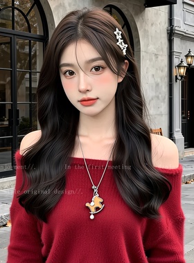 本命年小马吊坠项链女2026新款爆款新年毛衣链轻奢小众设计感配饰