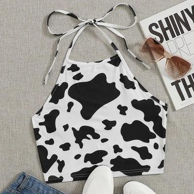 cow christmas print play cow vest open role cowboy costumes