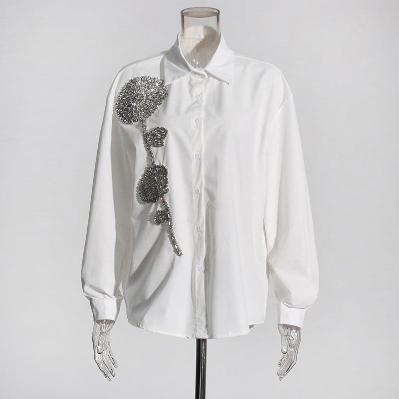 for casual heavy loose tops shirts womens with and slim