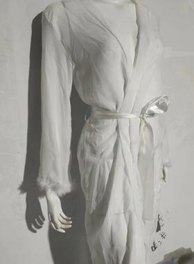 clothes home ladies straps comfortable robe pajamas sleeve