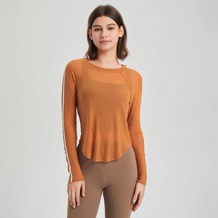 -shirt wear women yoga breathable training running beauty