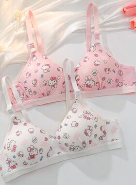 breathable students with Sweet no-wire underwear childlike