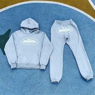 sweater fleece hooded break sweatpants version high meichao