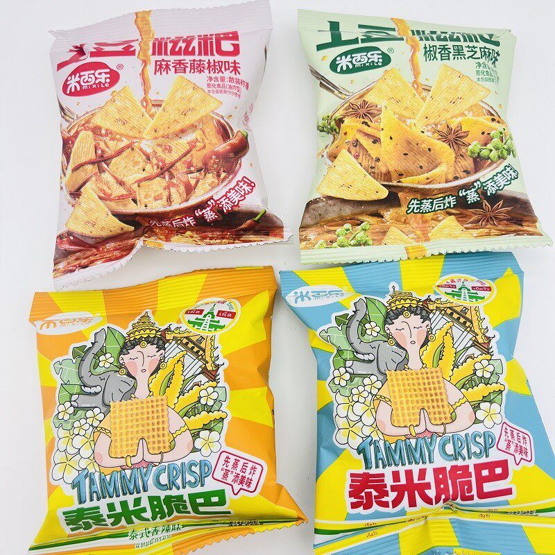 新品泰米锅巴 土豆糍粑500g散称食品休闲零食小吃包邮