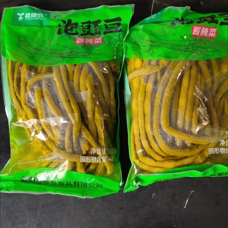湖南特产原味泡缸豆整根正宗酸豆角长条酸豇豆袋装小包装老坛不辣
