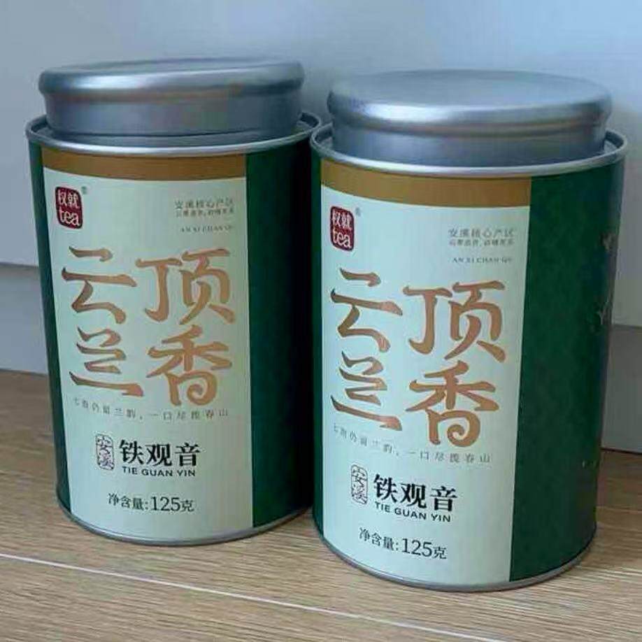 新货安溪铁观音新茶春茶 清香型兰花香袋泡茶 125g/罐