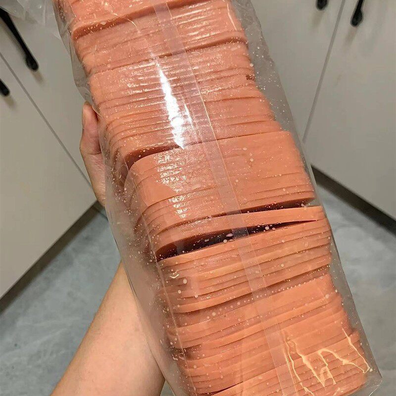 北极食品切片火腿片唐人神三文治方肠火腿边角料1700g装即食火腿
