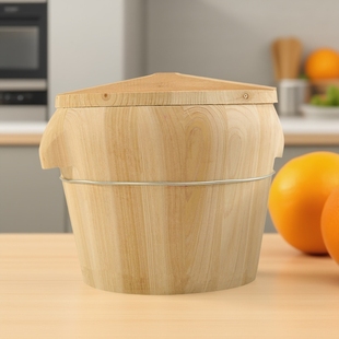 香杉木蒸饭木桶家用小号蒸子商用甑子带盖蒸笼厨房神器老式木桶饭