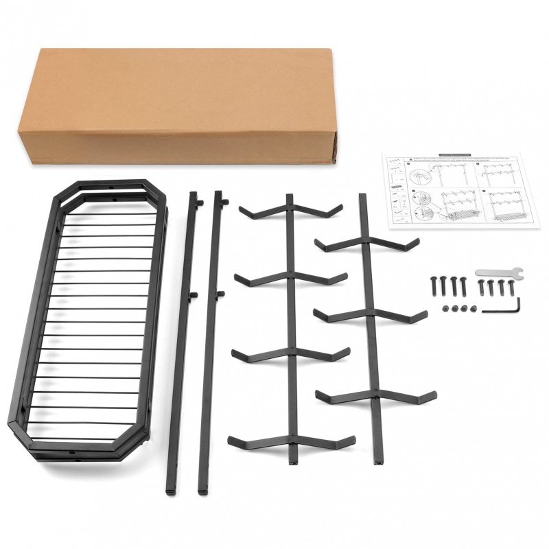 现货咖啡杯置物架免打孔铁艺马克杯挂架厨房倒挂茶杯三层收纳架子