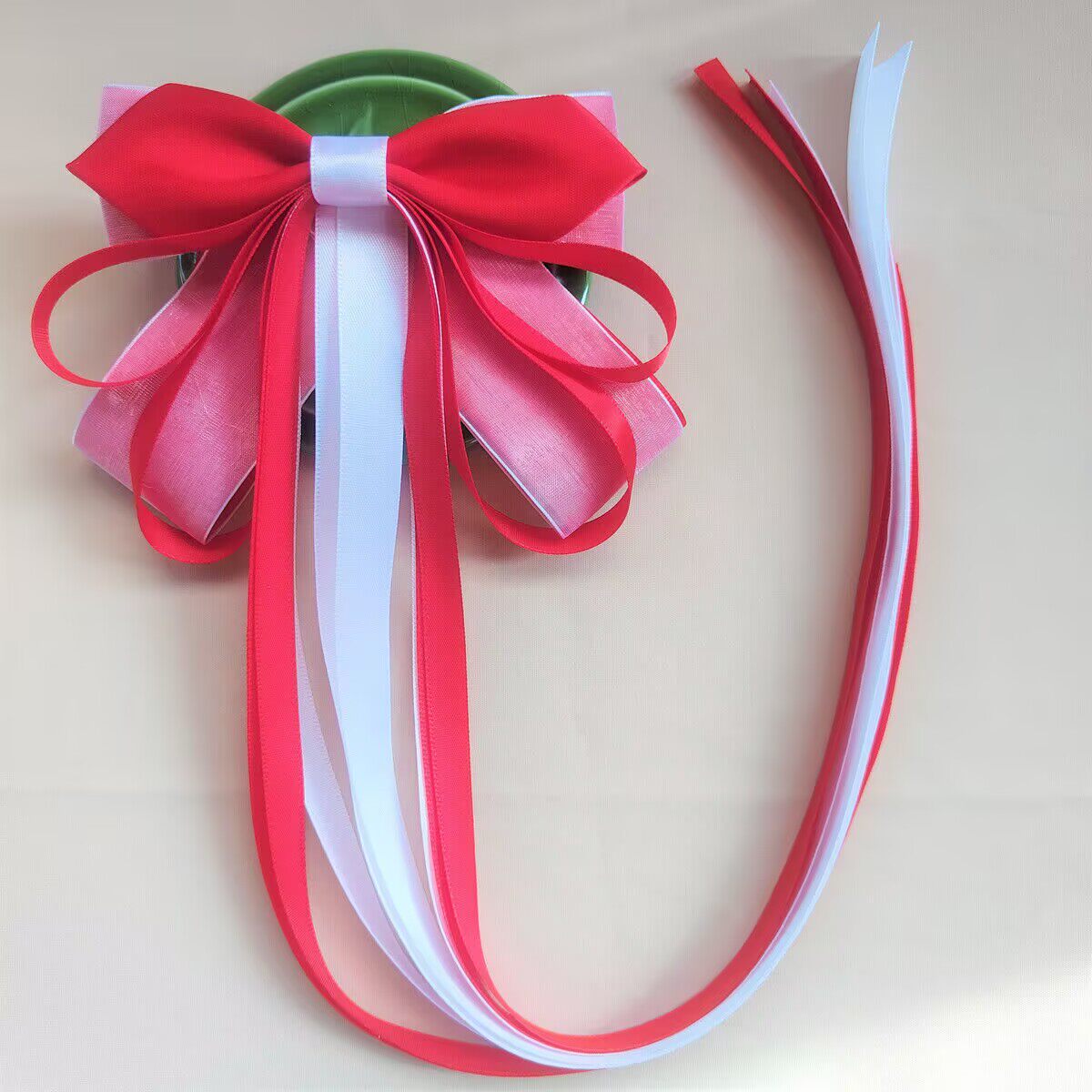 蝴蝶结古风超仙发夹紫色纯色甜美头饰蓝色粉色女孩公主儿童发饰