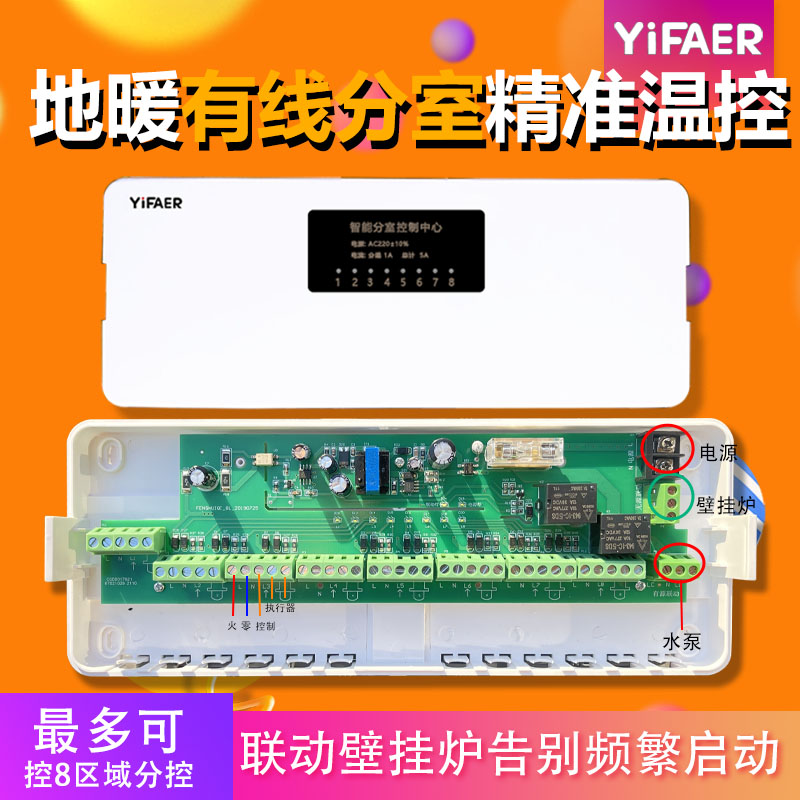 依法儿分室温控中央壁挂炉控制盒