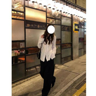 老钱风白色v领天丝亚麻衬衫外套女夏外搭薄纱防晒开衫不规则罩衫